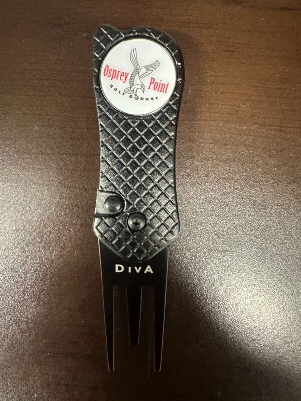 A fork with the logo of dirty bird restaurant.